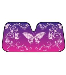 30 Bulk AUTO SHADE DBL SWIRL BUTTERFLY