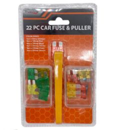 48 Bulk 22pc Car Fuse & Puller