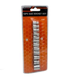 48 Bulk 12pc Socket Professional Sae Set