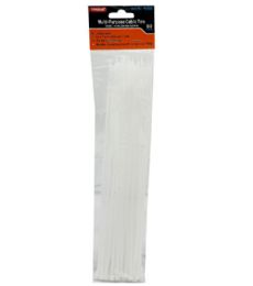 360 Bulk 50pc Cable Ties 11 In White