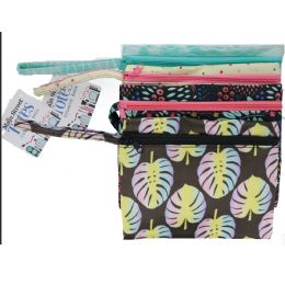 72 Bulk Assorted Cosmetic Bag 8x6.5 in