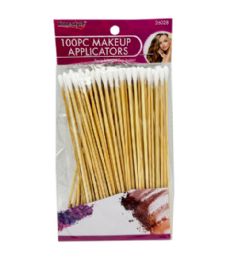 72 Bulk 100pc Makeup Applicators 6in