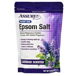 48 Bulk Assured Epsom Salt Lavender 16oz