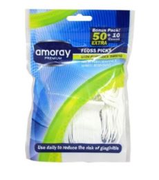 48 Bulk Amoray Floss Pick 60ct