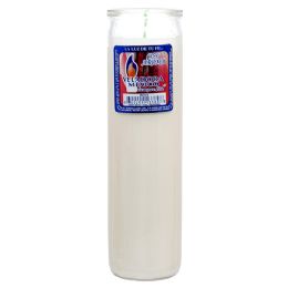 48 Bulk Veladora Solid White Candle