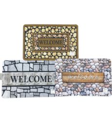 48 Bulk 48 Wholesale Floor Welcome Mat 38x59cm Ast Style