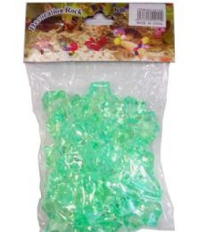 48 Bulk Plastic Decor Color Green