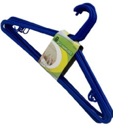 38 Bulk Hanger 8pc Blue