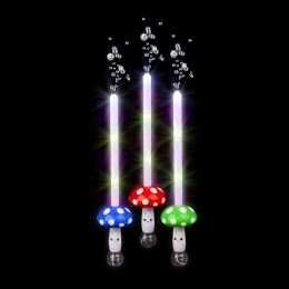 24 Bulk 29-inch LighT-Up Mushroom Bubble Sword