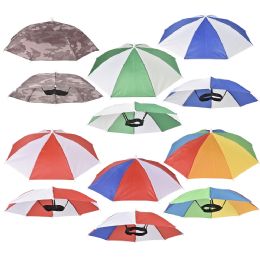 120 Bulk Umbrella Hat Assortment 20-inch