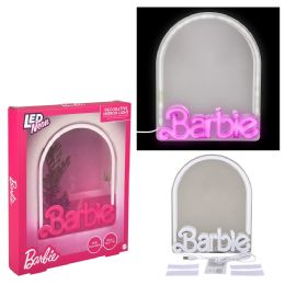 12 Bulk Barbie Wall Mountable Led Neon Mirror