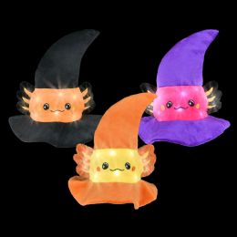 36 Bulk Light Up Axolotl Witch Hat