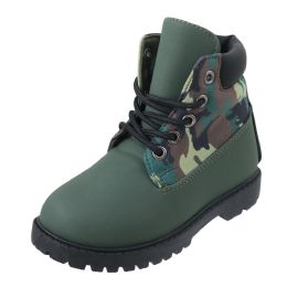 9 Bulk Toddler's Boots Camo&olive