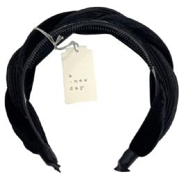 175 Bulk A New Day Satin & Velvet Twist Headband