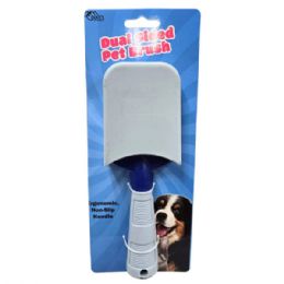 6 Bulk Double Sided Pet Grooming Brush With Protective Cover
