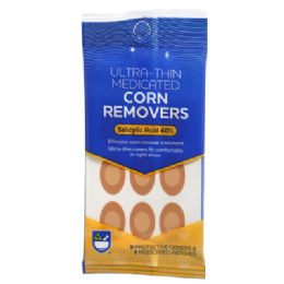 144 Bulk Ultra Thin Medicated Corn Remover 9ct  40%salicylic Acid Rite Aid Peggable