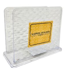 72 Bulk Plastic Clear Napkin Holder