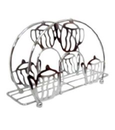 48 Bulk Napkin Holder Coffee Design 11x17cm