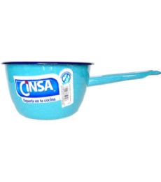 6 Bulk Enamel Sauce Pan #14 1qt