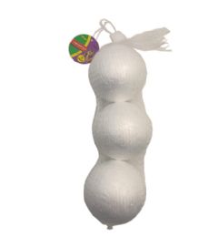 48 Bulk 3pc 3in Foam Craft Balls Net