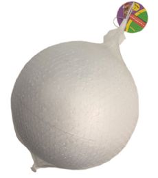 48 Bulk 1pc 6in Foam Craft Balls Net