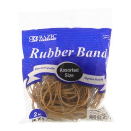 72 Bulk 2 Oz Rubber Bands Assorted Sizes