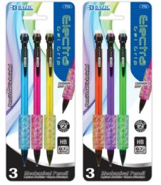 144 Bulk Bazic Electra 0.7mm Fashion Color Mechan