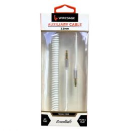 48 Bulk Wire Sage Aux Cable Coiled