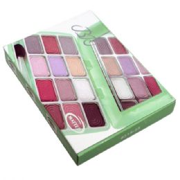 48 Bulk Br Light Green 12 Color Eyeshadow Palette