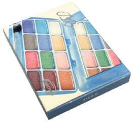 48 Bulk Br Light Blue 12 Color Eyeshadwo Palette