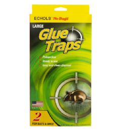 48 Bulk Echols No Bugs Rat Glue Trap 2ct Large