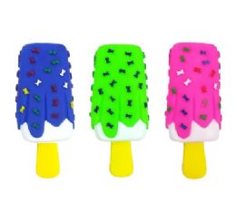 144 Bulk Bp Vinyl Popsicle Toy 5.9in 3 Asst