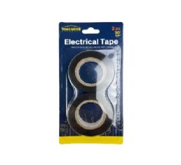72 Bulk Ts Pvc Electrical Black Tape 2ct 30ft