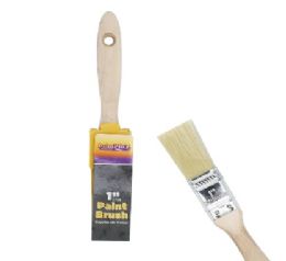 144 Bulk Paint Pro Wooden Handle Paint Brush 1in