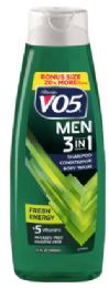12 Bulk Vo5 Men 3-IN-1 Fresh Energy 15oz