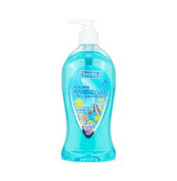 24 Bulk Lucky Hand Soap Clear Aquarium 13.5oz