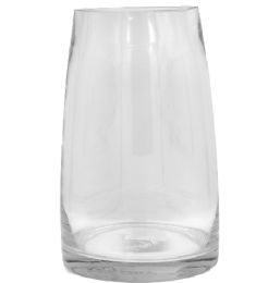 6 Bulk Glass Clear Cylinder Vase 10x5 In.