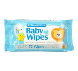 24 Bulk Baby Love Baby Wipes Blue 72ct