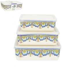 12 Bulk Nhc Mix Melamine Food Container Rec 3pc