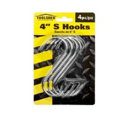 72 Bulk Ts S Hooks Stainless Steel 4in 4pc