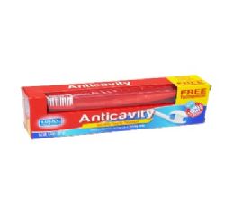 24 Bulk Lucky AntI-Cavity Toothpaste & Brush 6.4