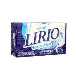 25 Bulk Lirio Laundry Bar Soap White 400g