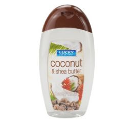 24 Bulk Lucky Body Wash Coconut&shear Butter 13o