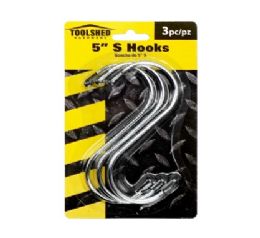 72 Bulk Ts S Hooks Stainless Steel 5in 3pc