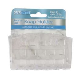 48 Bulk Ch Soap HoldeR-Suct Cup Cl 2.25x4x2.50in