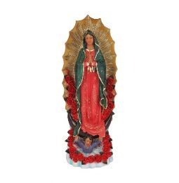 4 Bulk Guadalupe Polyresin Figurine 15.75 Inches