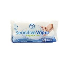 24 Bulk Baby Love Baby Wipes Sensitive 60ct