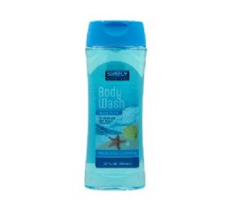 24 Bulk Simply Body Wash Ocean Fresh 12oz
