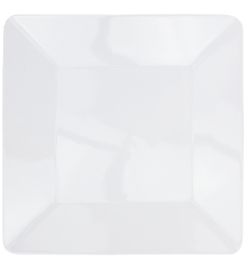 72 Bulk Bh Melamine S-Tray Square 10.25in White