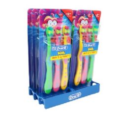 48 Bulk OraL-B Kids Toothbrush 3pk